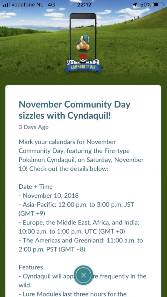 Pokemon GO - limited time event