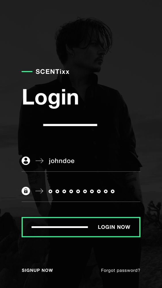SCENTixx - login